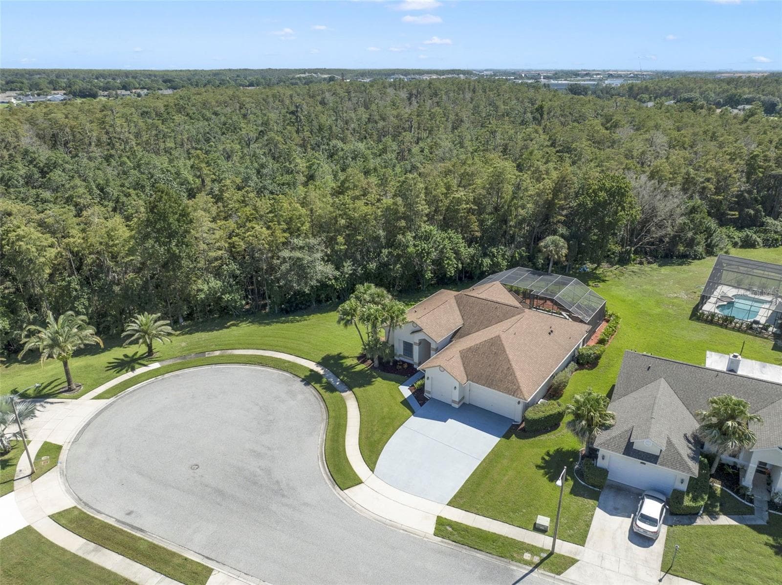 Cul de sac and Conservation area - 3514 OCITA DR, ORLANDO