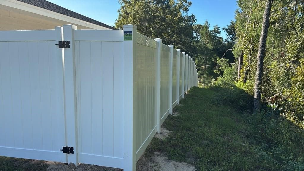 Newly installed Fence - 5192 SW 159 ST, OCALA