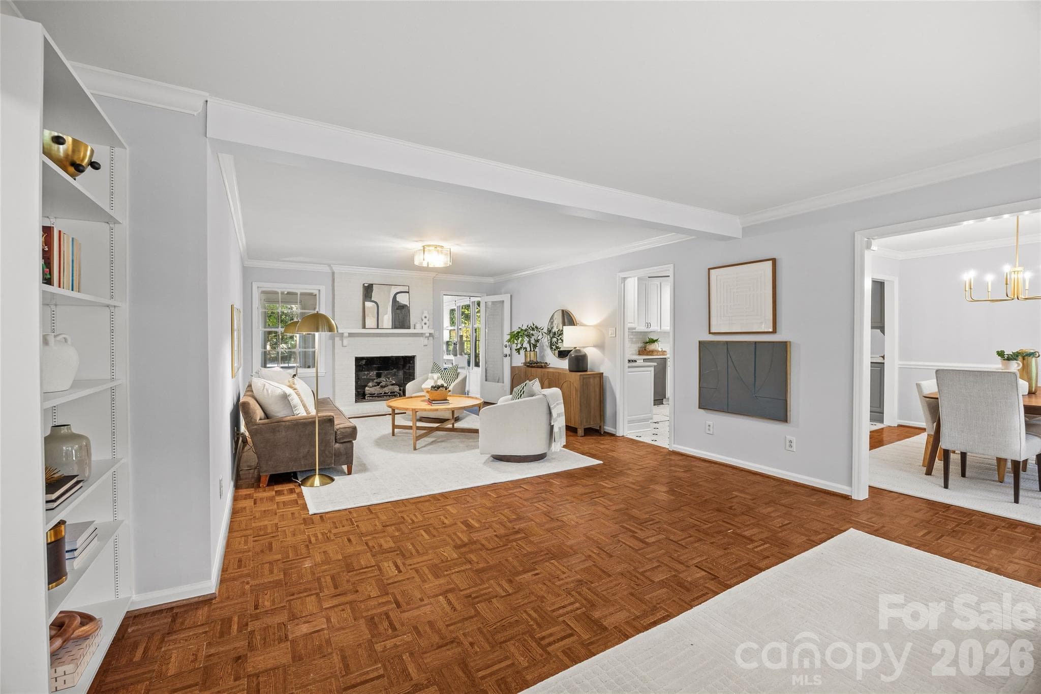Open Concept Living Area - 5132 Camilla Drive, Charlotte