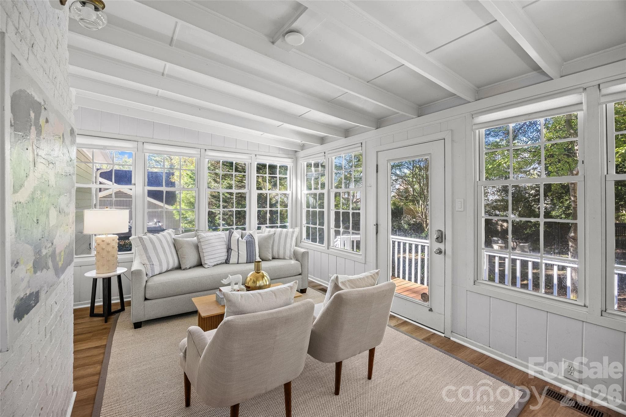 Brand New LVP Flooring in Sunroom - 5132 Camilla Drive, Charlotte