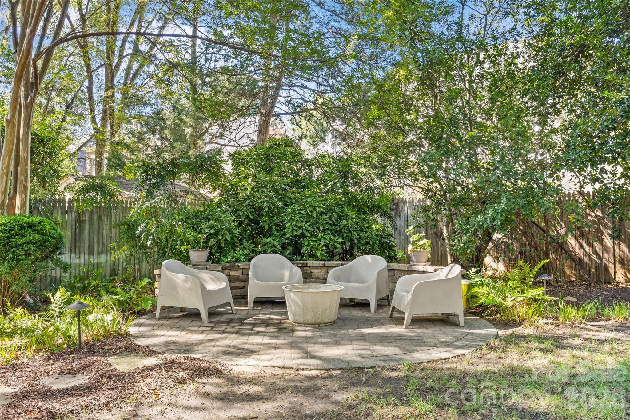 Fire pit area - 5132 Camilla Drive, Charlotte