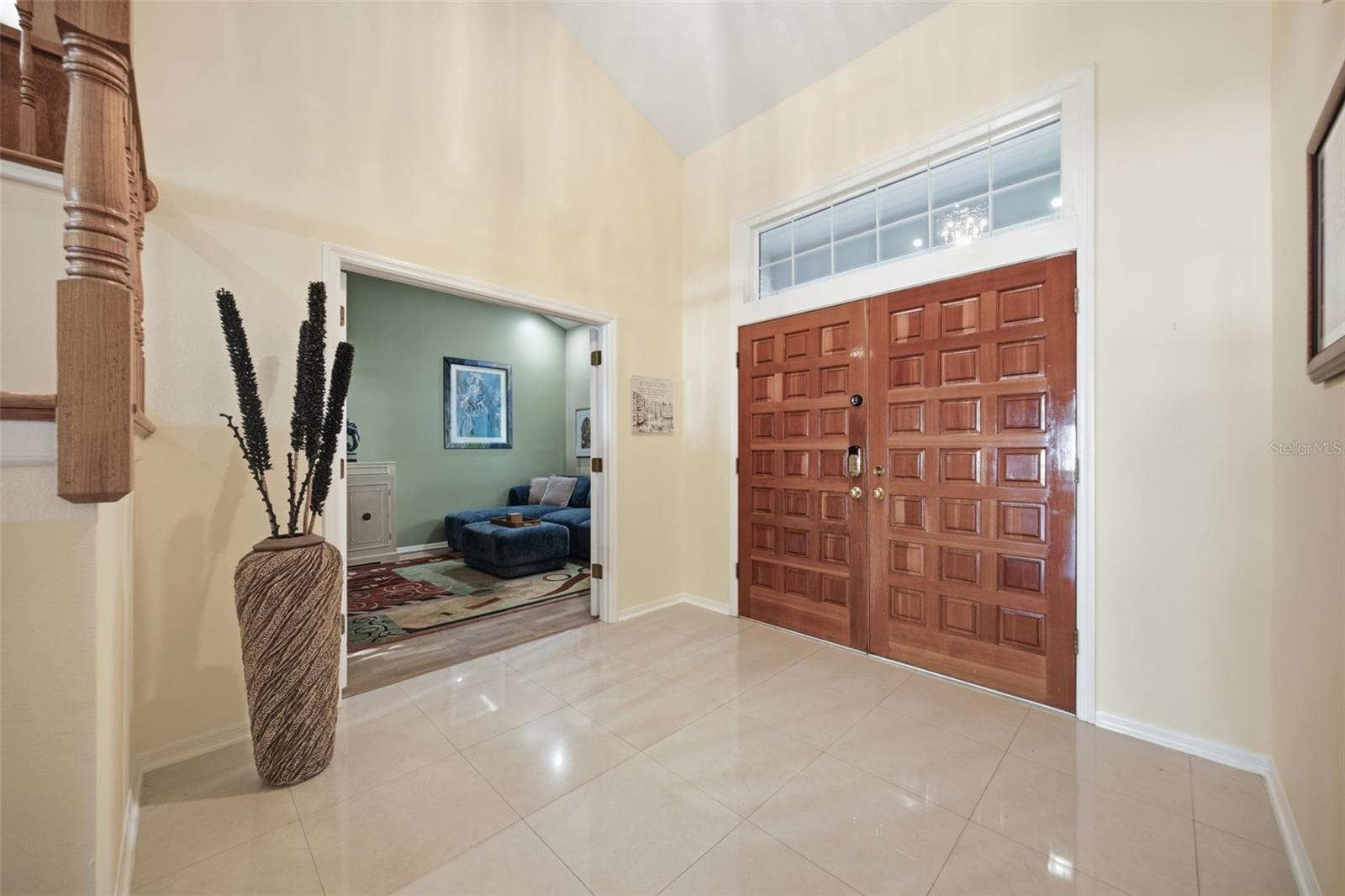 Entry Foyer, Double Front Door with Transome - 12383 WINDTREE BLVD, SEMINOLE