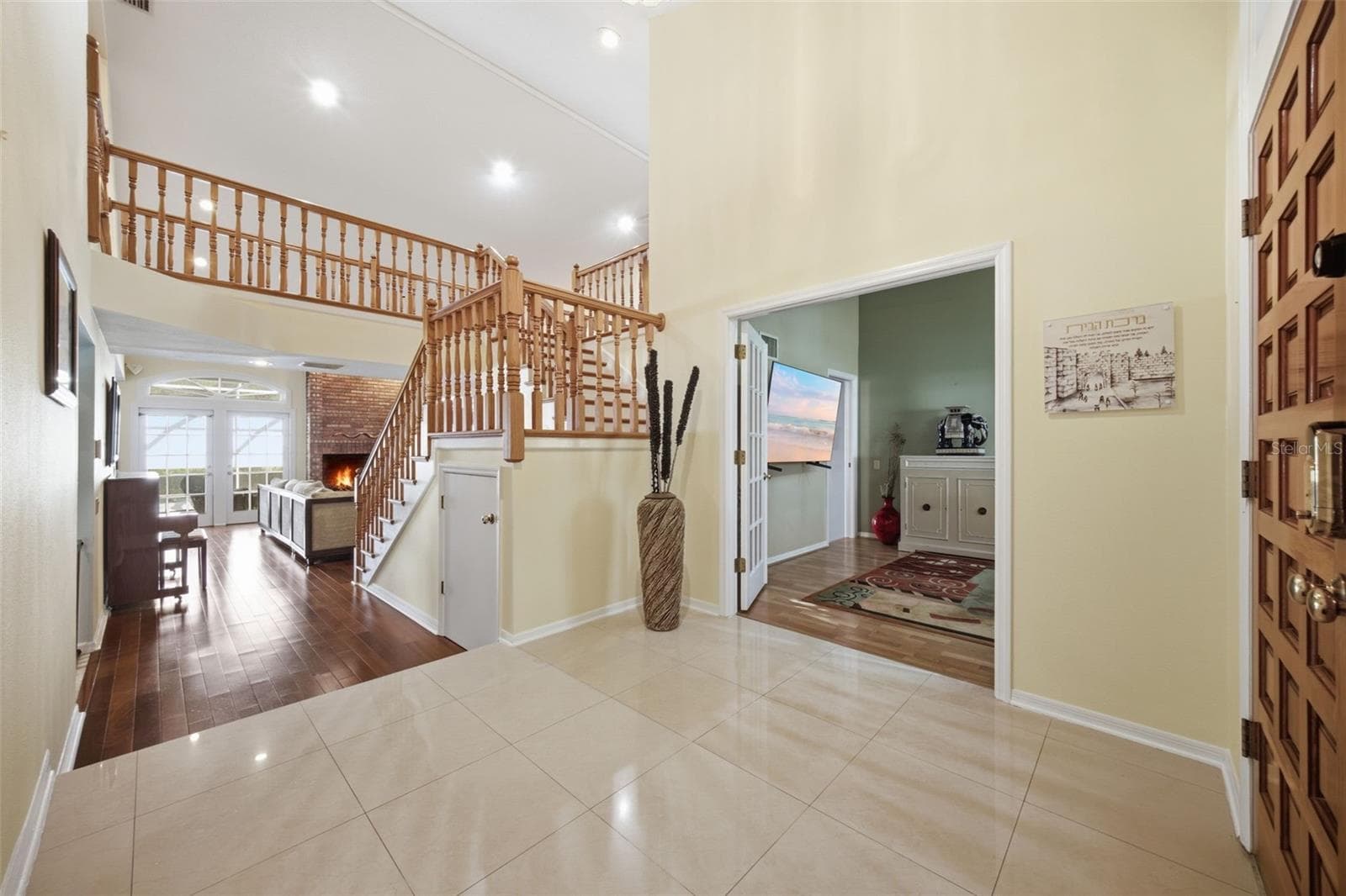 Entry Foyer and double entry French doors to the Den - 12383 WINDTREE BLVD, SEMINOLE
