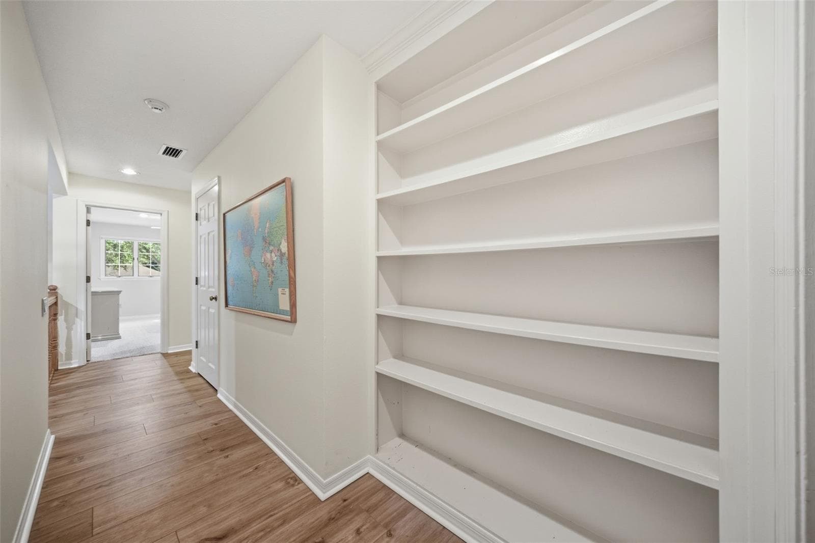 Built-In Bookcase and Second Floor Hallway - 12383 WINDTREE BLVD, SEMINOLE