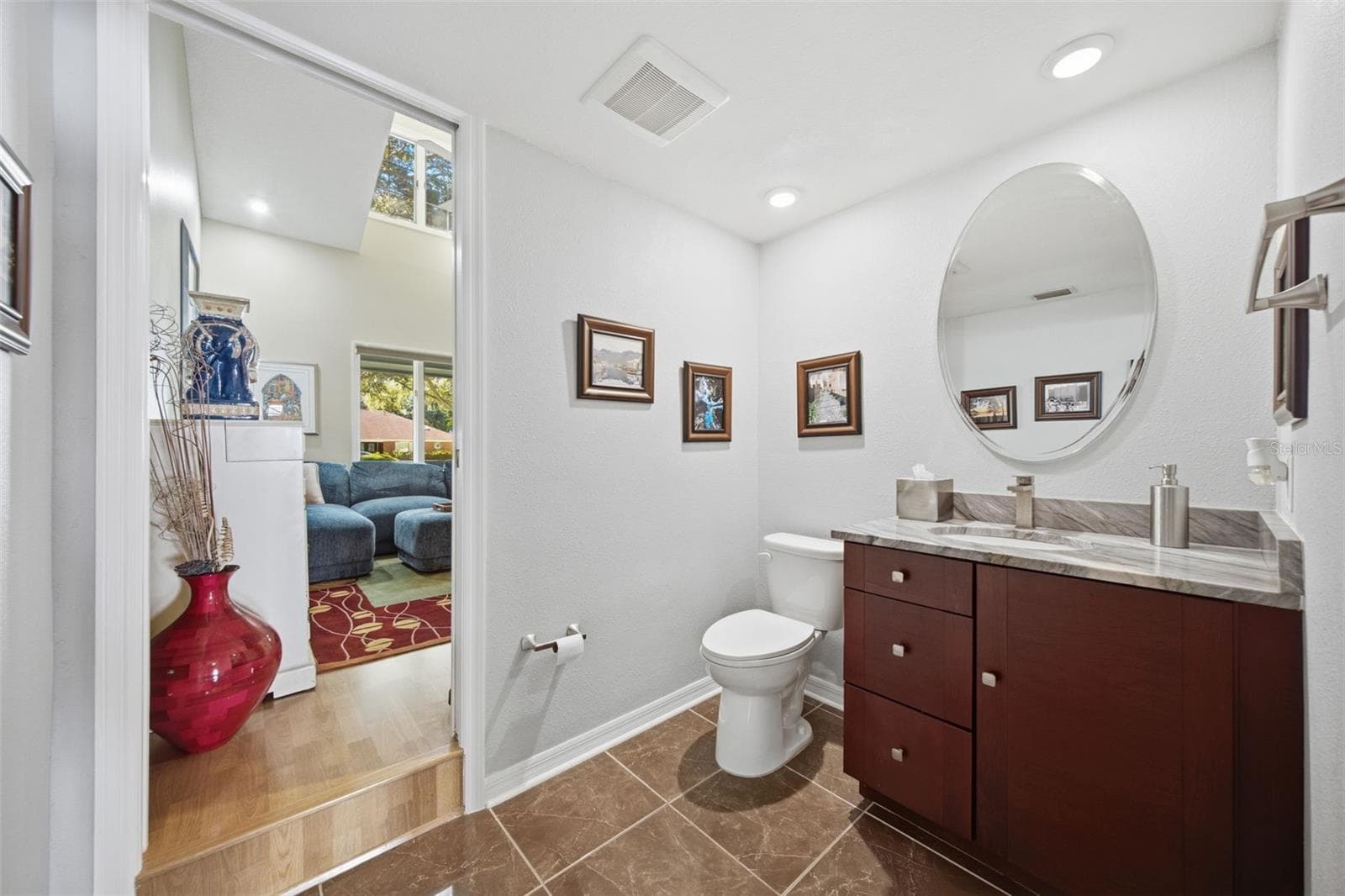 Downstairs Powder Room for Guests - 12383 WINDTREE BLVD, SEMINOLE