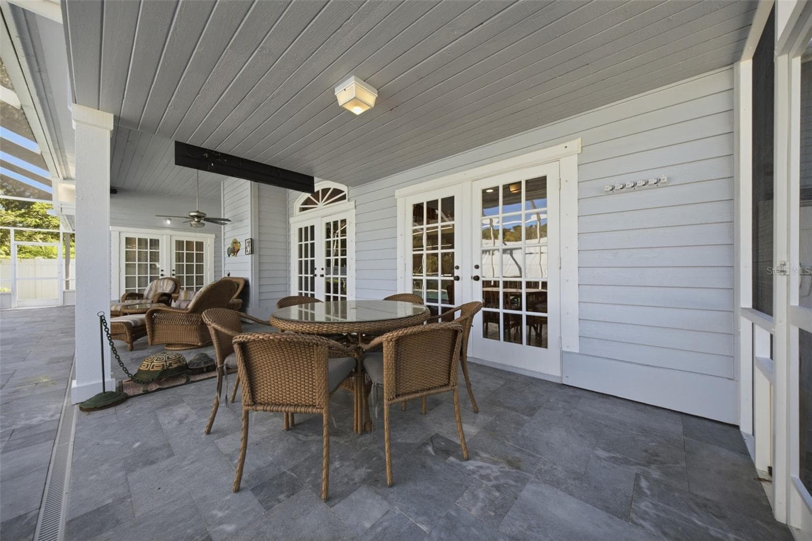 Covered Entertainment Area on Lanai - Screen Enclosure - 12383 WINDTREE BLVD, SEMINOLE