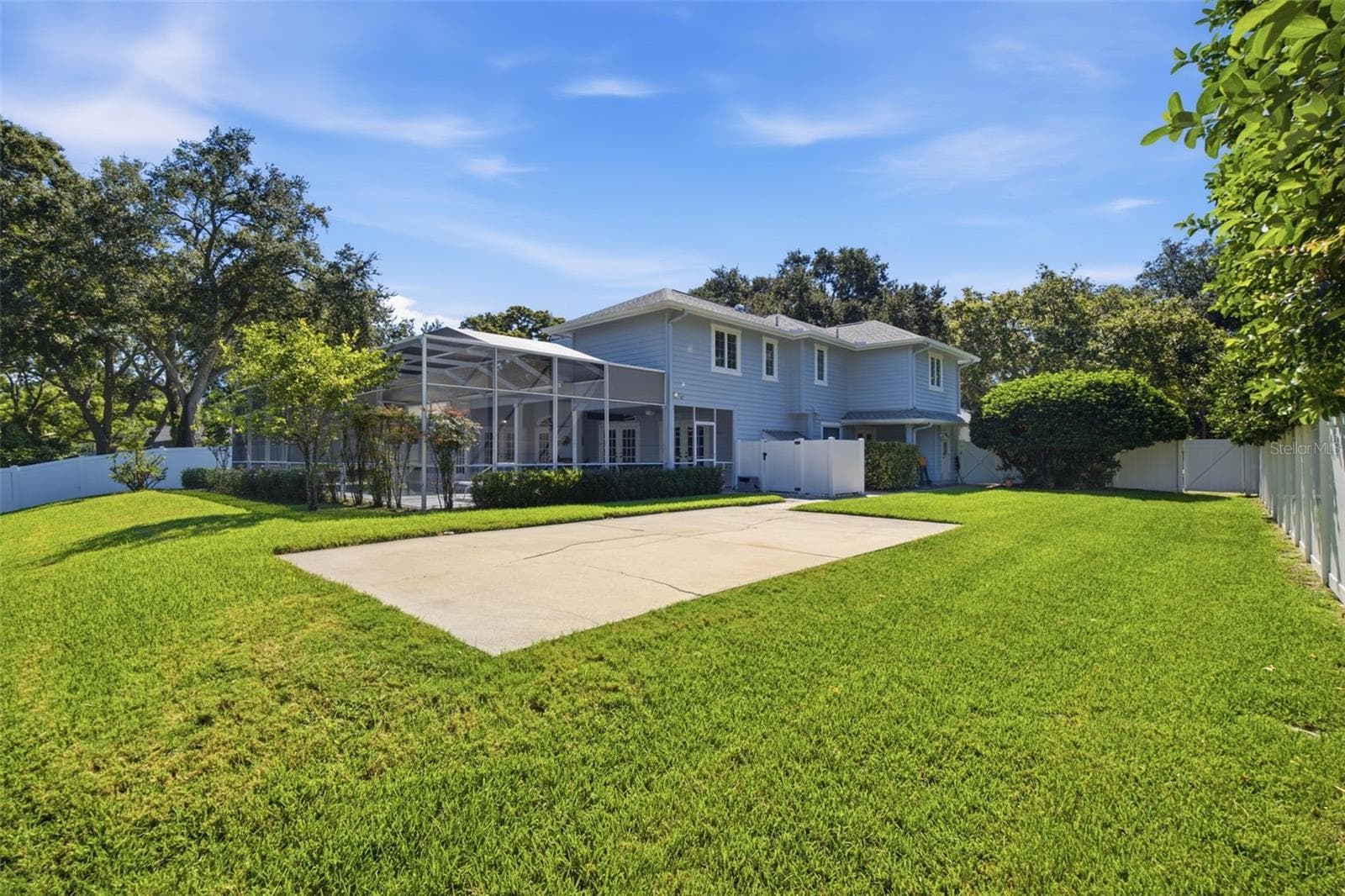 Concrete Pad - Former Basketball Court - 12383 WINDTREE BLVD, SEMINOLE