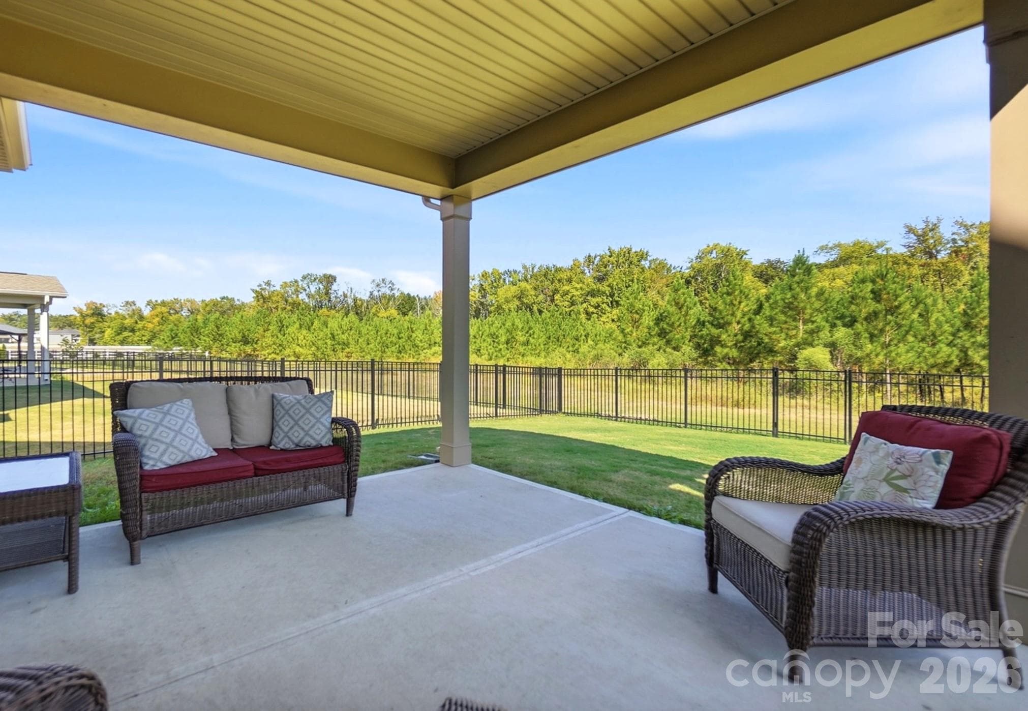 Covered Back Patio - 1403 Laggan Lane, Indian Trail
