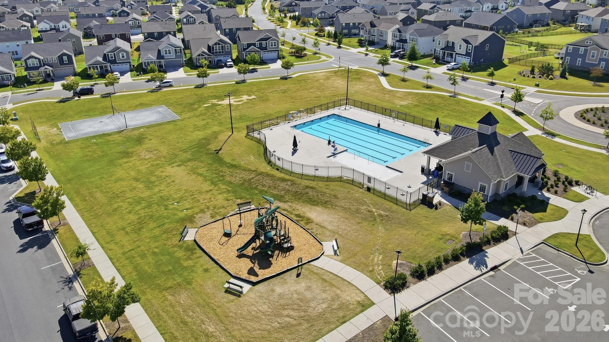 Community Huge Pool, Covered Pavilion, Park & Volley Ball Court - 1403 Laggan Lane, Indian Trail