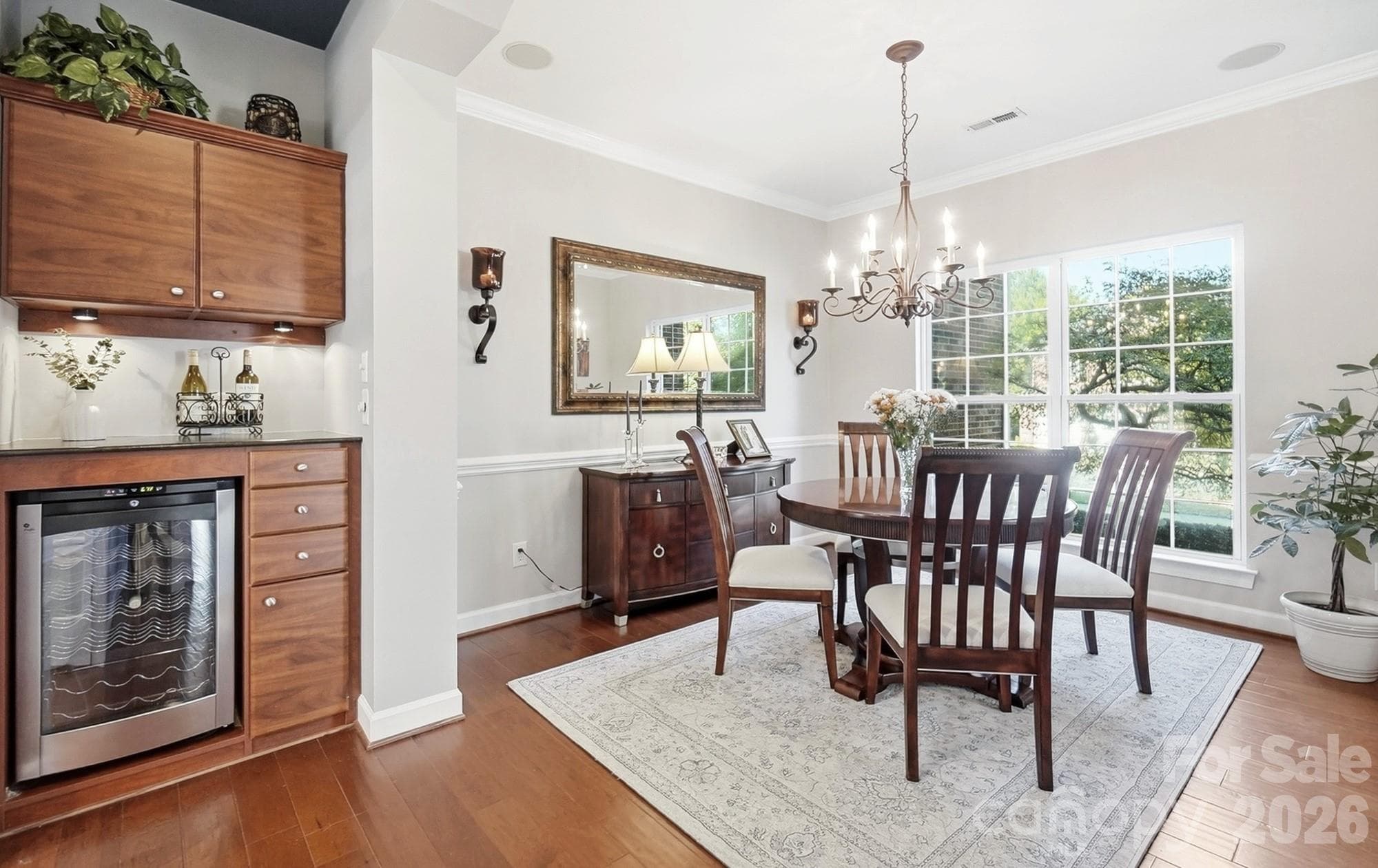 Elegant Dining Room with Butler's Bar - 1103 Cooper Lane, Indian Trail