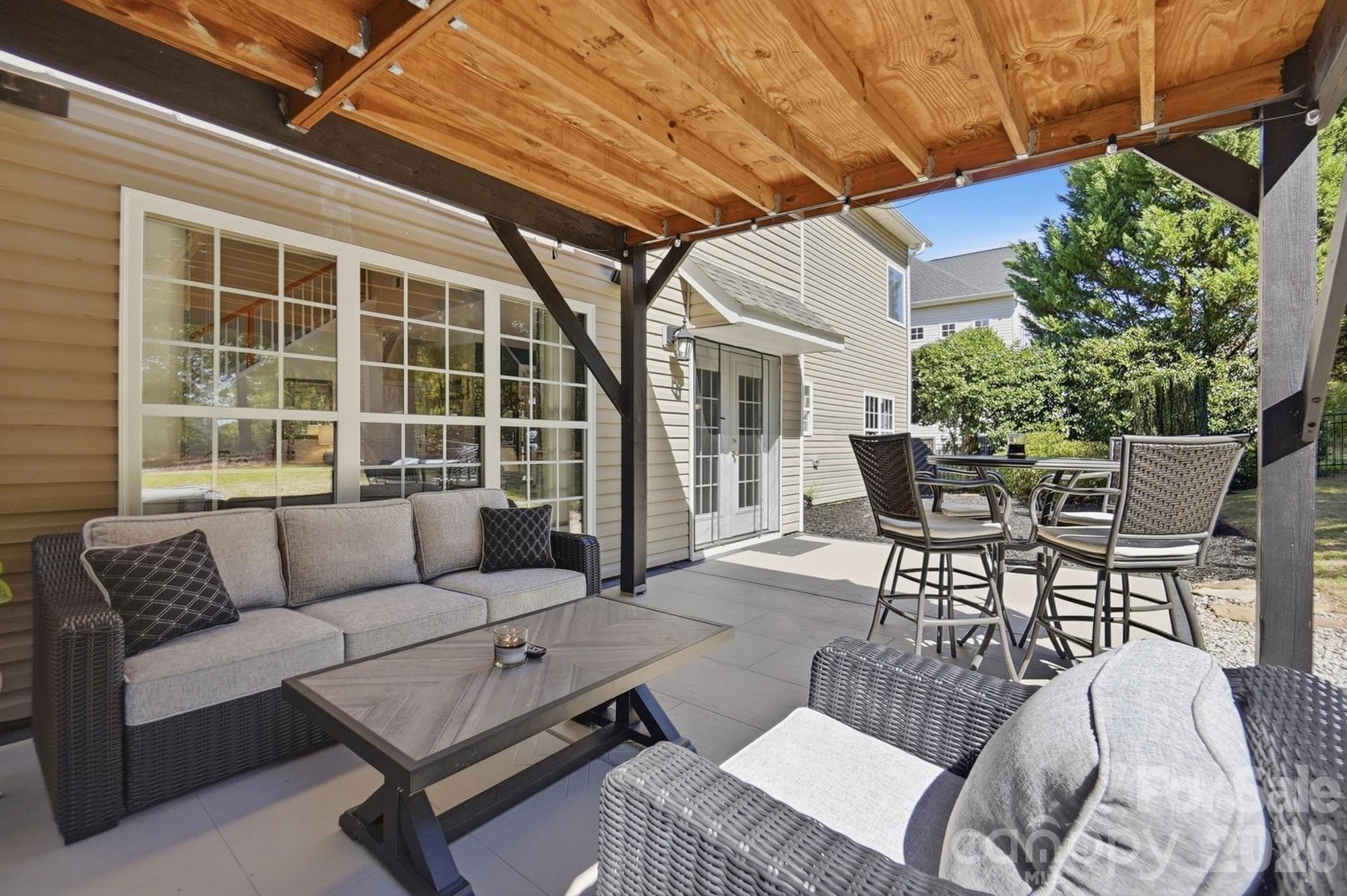 Covered Back Patio - 1103 Cooper Lane, Indian Trail