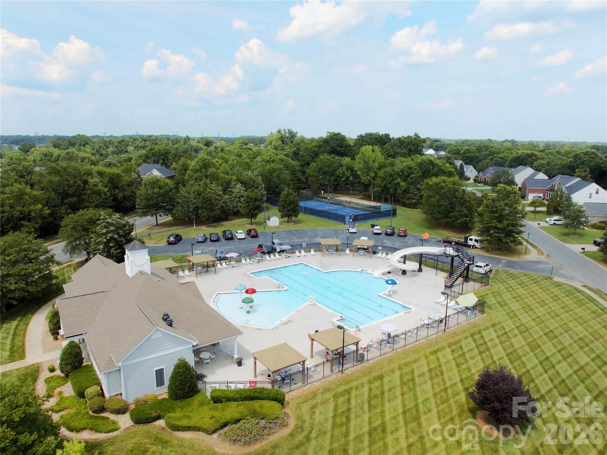 1st Community Pool with Slide - 1103 Cooper Lane, Indian Trail