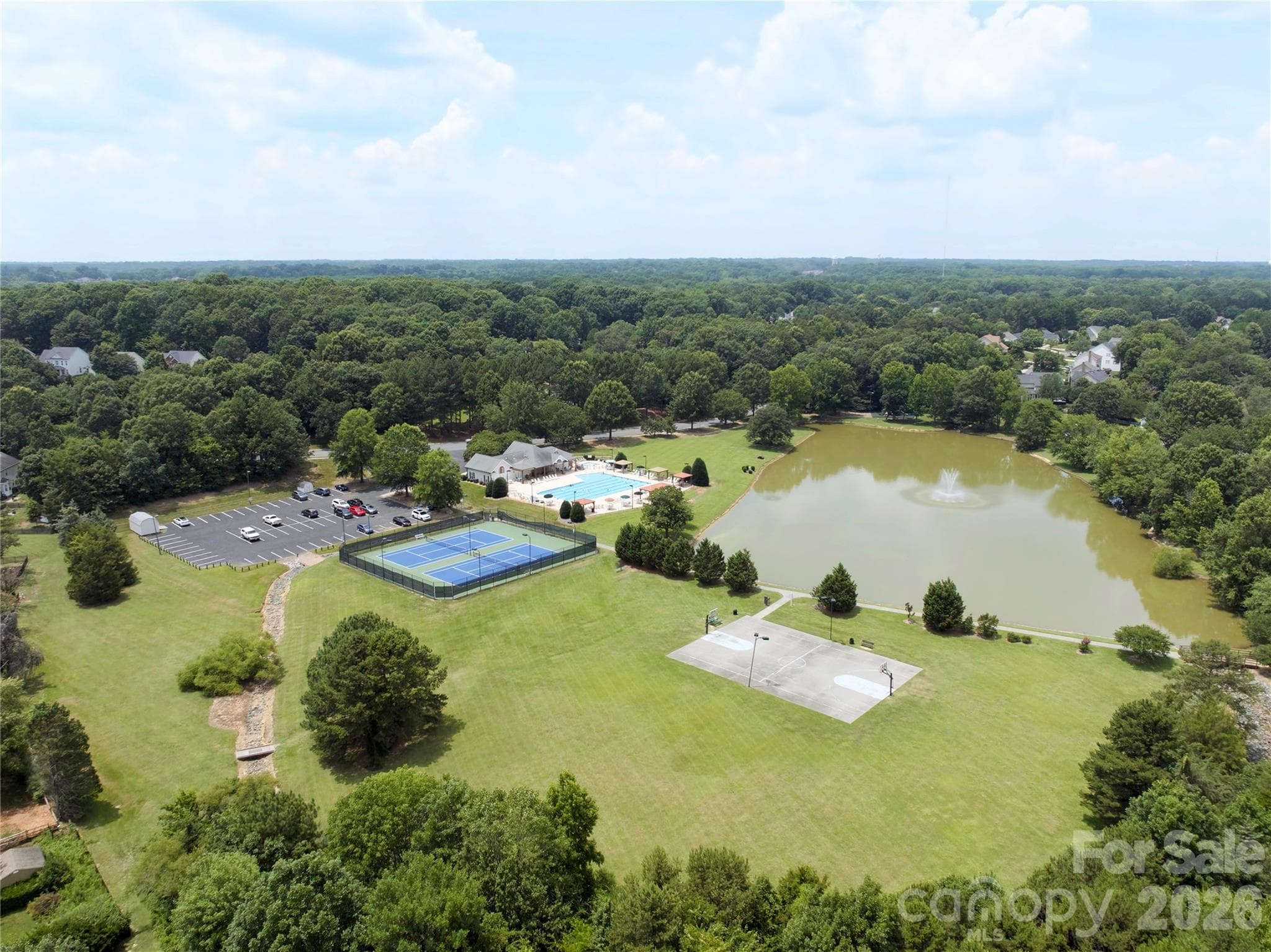 Basketball Court & Tennis Courts - 1103 Cooper Lane, Indian Trail