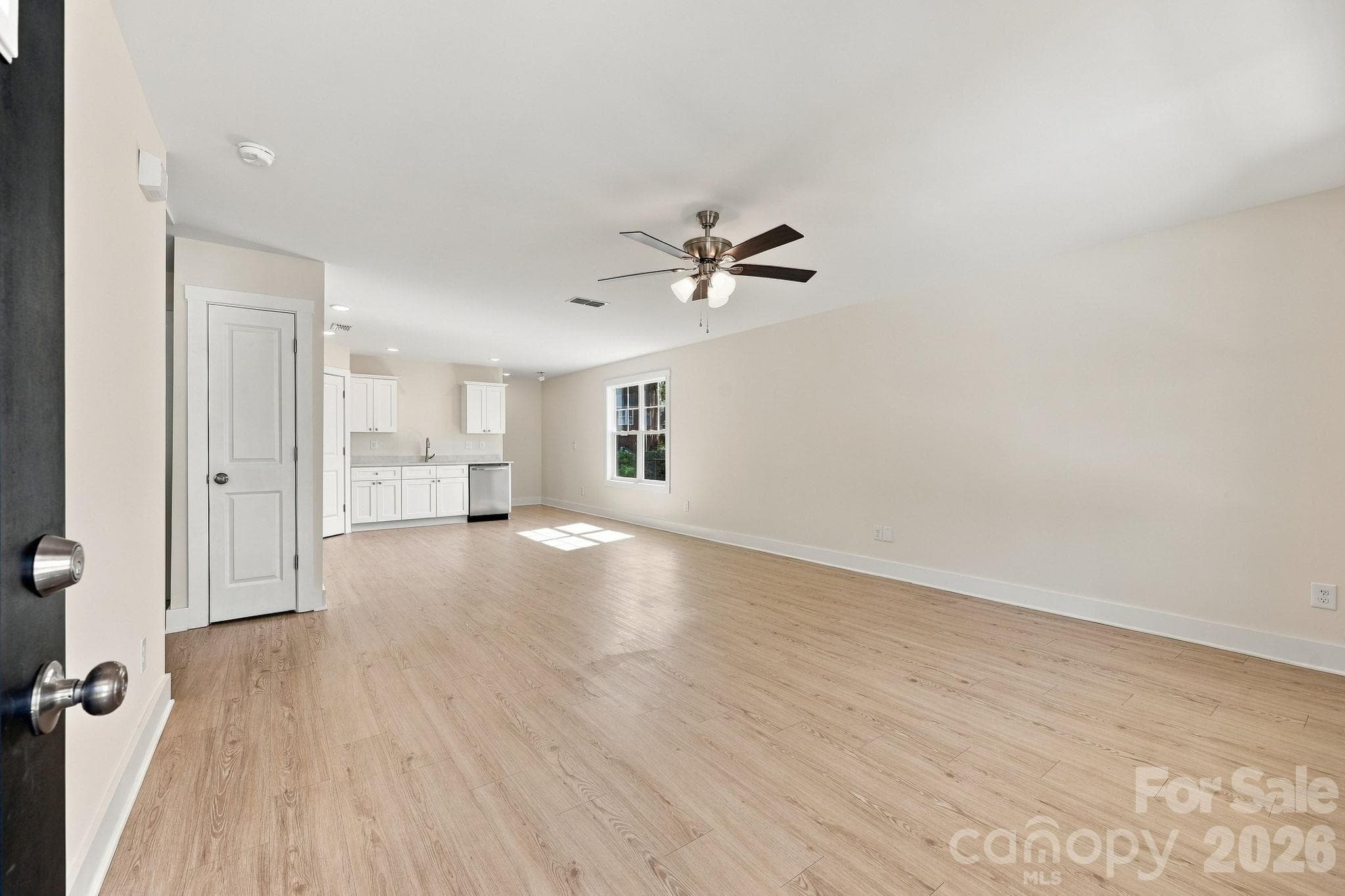 View of living room from front door. - 808 4th Street, Albemarle
