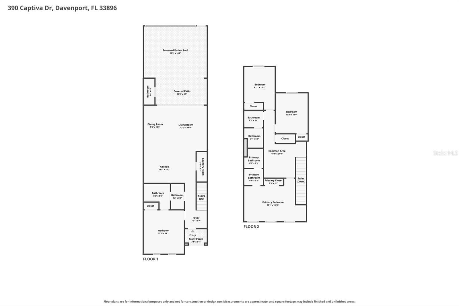 Floor plan - 390 CAPTIVA DR, DAVENPORT