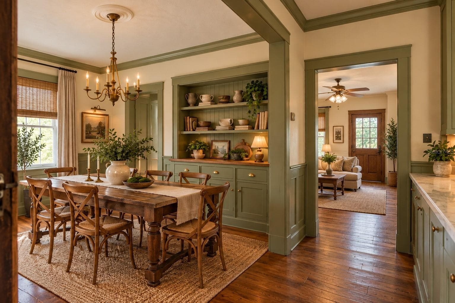 Virtually Reimagined Dining Room - 226 N GROSSE AVE, TARPON SPRINGS