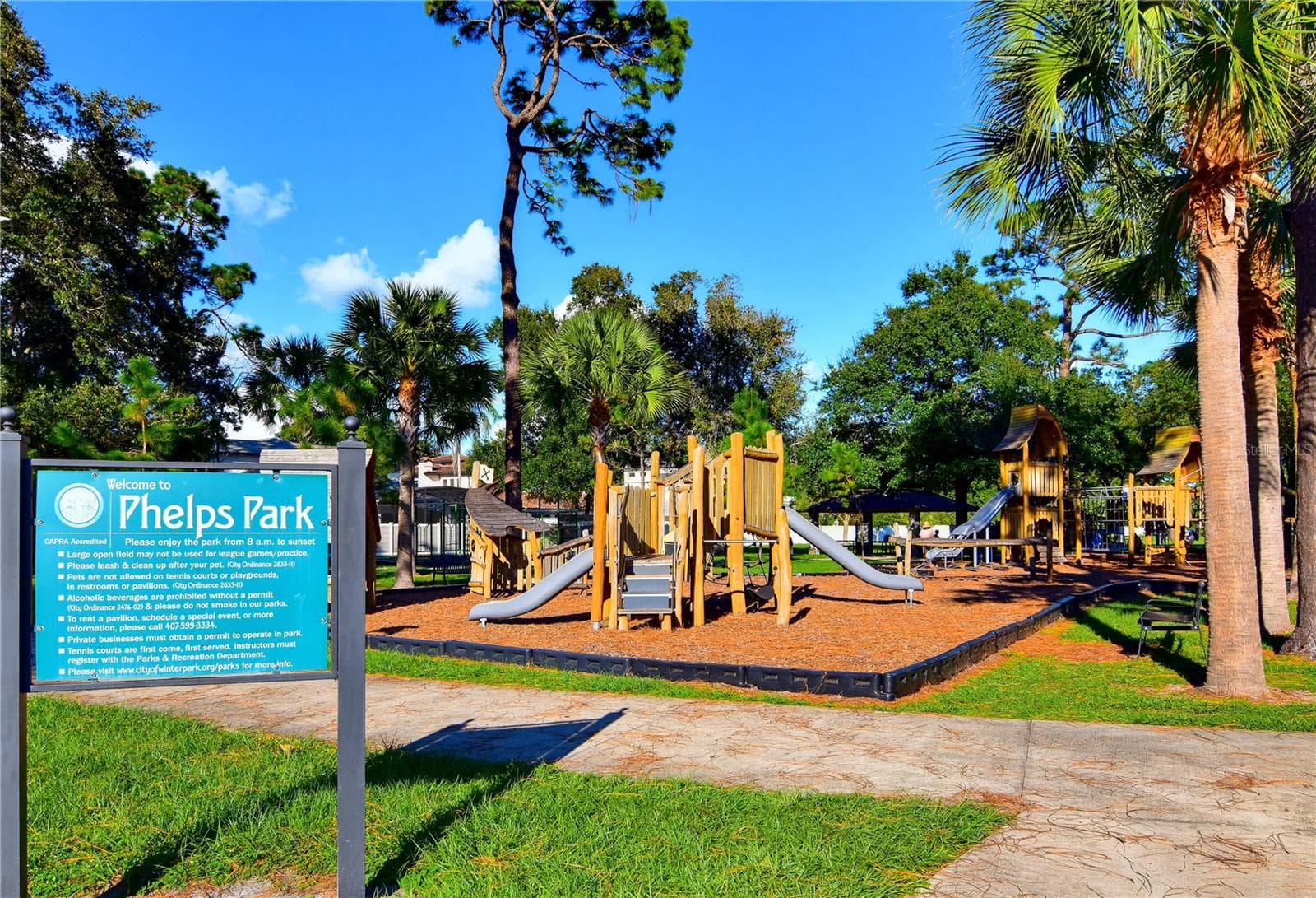 Nearby Phelps Park offers playgrounds, recreational facilities, and beautiful green spaces for outdoor enjoyment. - 1611 CHESTNUT AVE, WINTER PARK