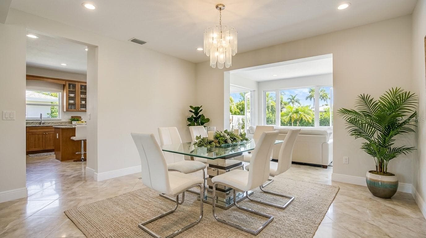 Bright, spacious formal dining room with elegant finishe - 7866 BARDMOOR HILL CIR, ORLANDO