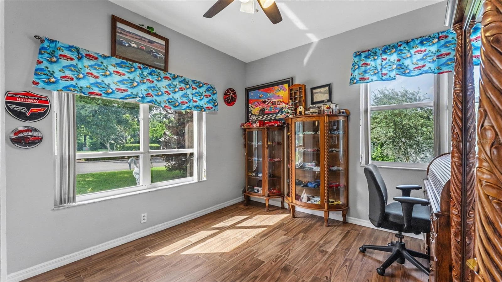 2nd bedroom with closet, currently used as an office - 6626 ROYAL FOREST DR, LAKELAND