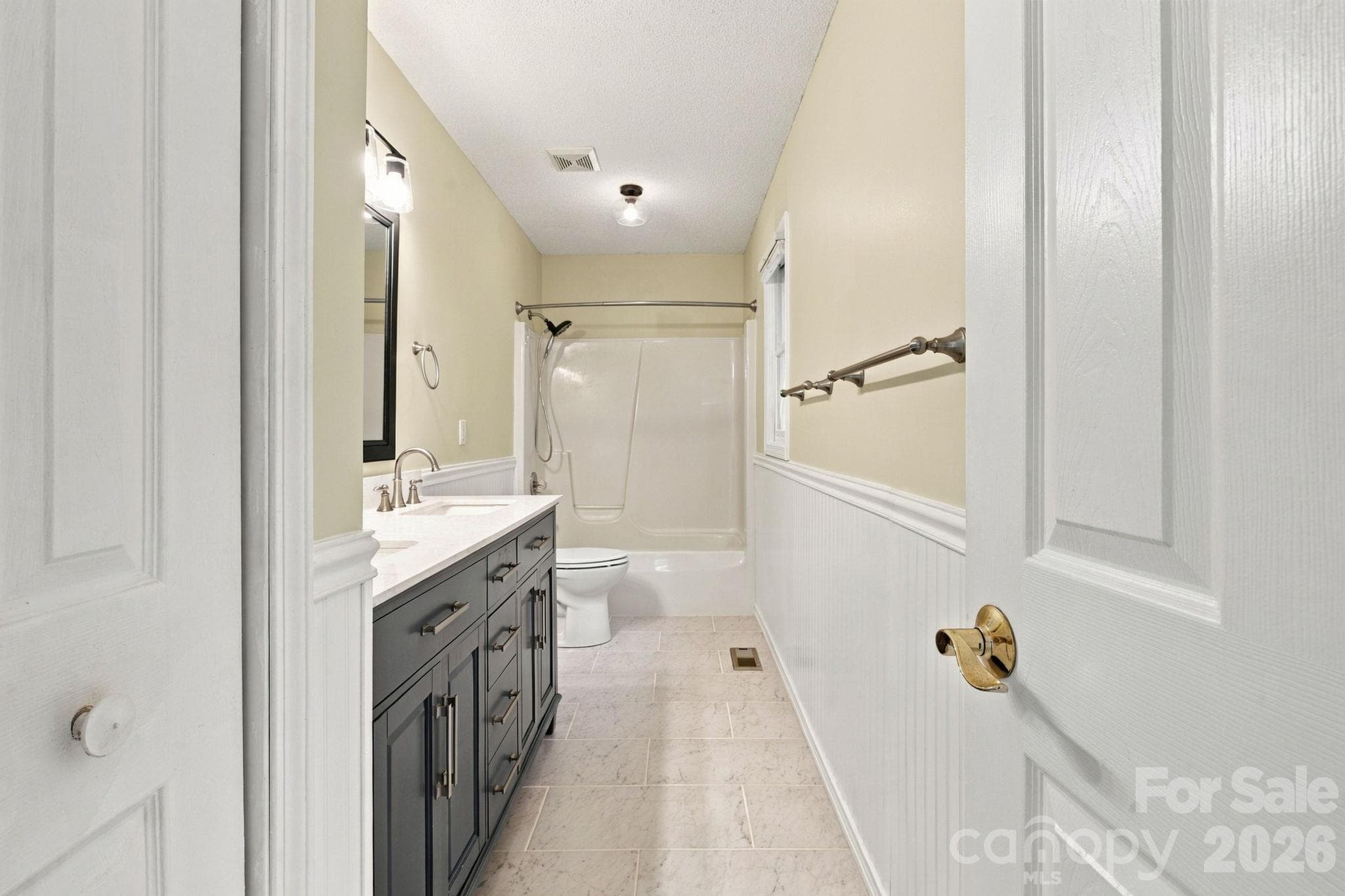 lower level primary bathroom - 1270 Berra Place, Hickory