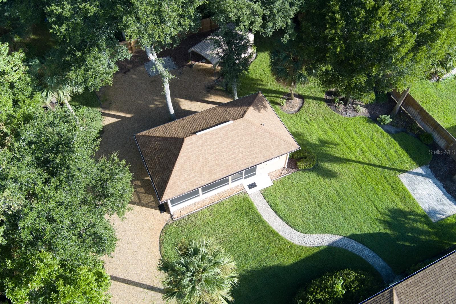 Aerial Screened Building - 751 CALLE GRANDE ST, ORMOND BEACH