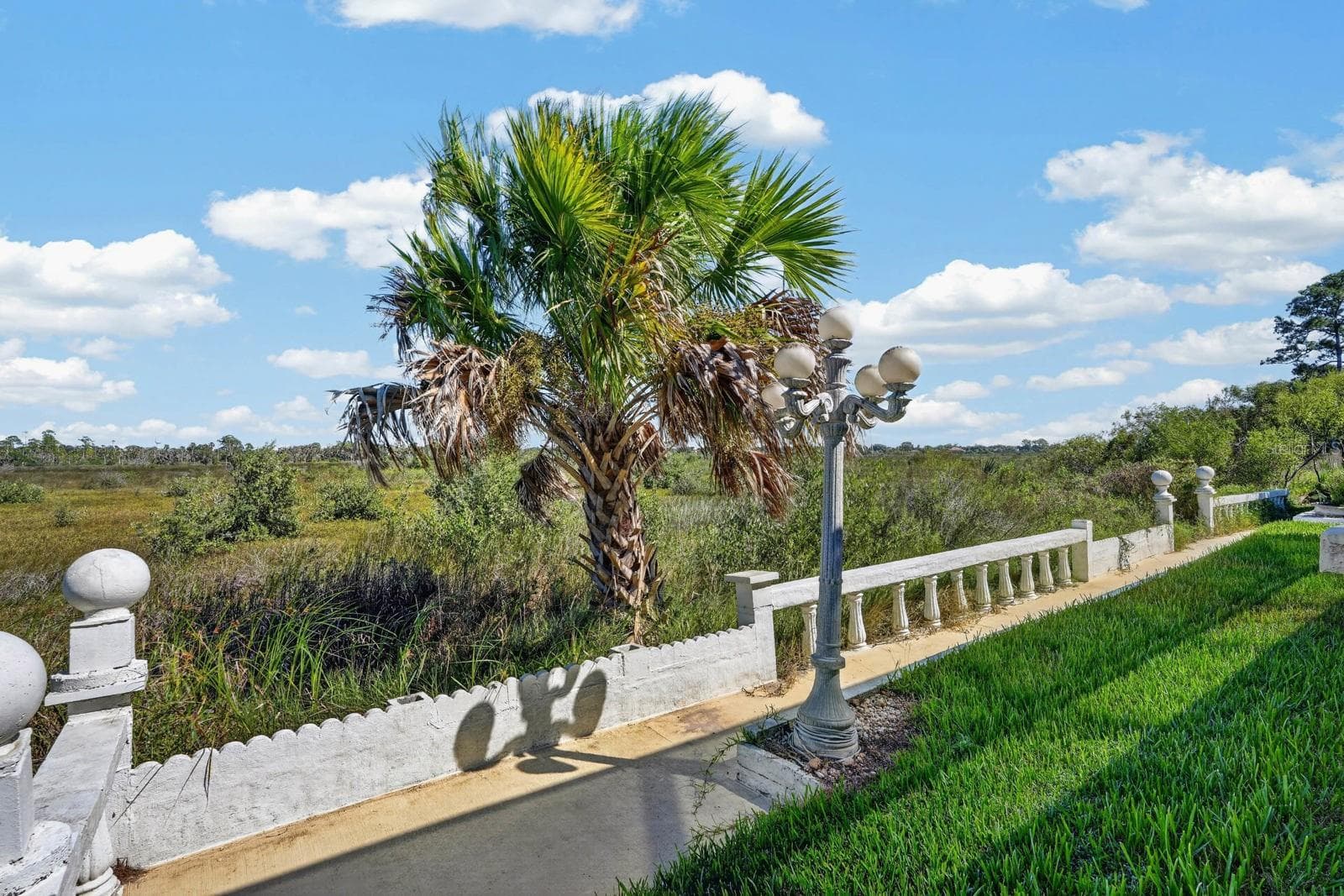 Landscaped Grounds Along Pool Enclosure - 74 COVINGTON LN, PALM COAST