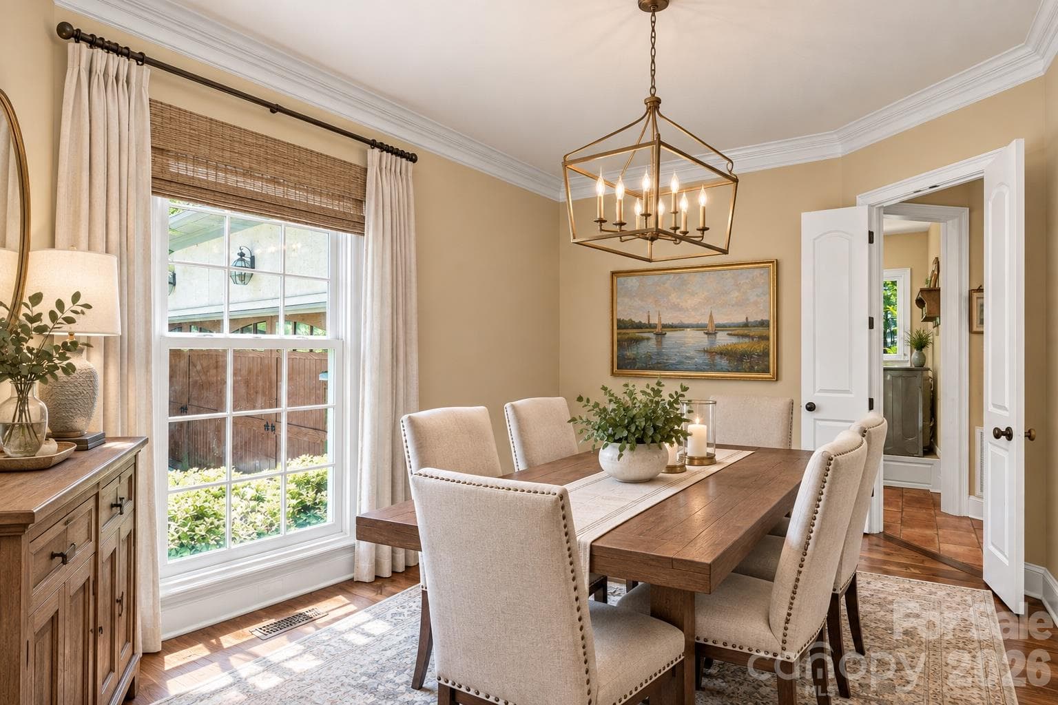 AI Generated Photo of Dining Room - 5138 Watermead Lane, Belmont