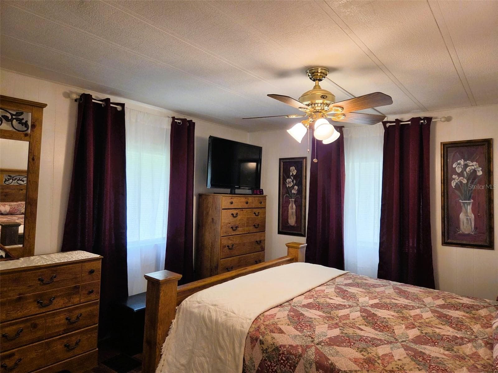 Another view of the Primary Bedroom all furniture stays with home - 3309 OAKWOOD BLVD S, SARASOTA