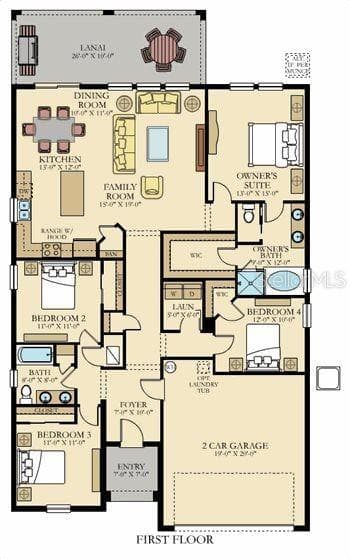 Floor Plan Great Use of Space - 5309 AMERSHAM LN, ST CLOUD