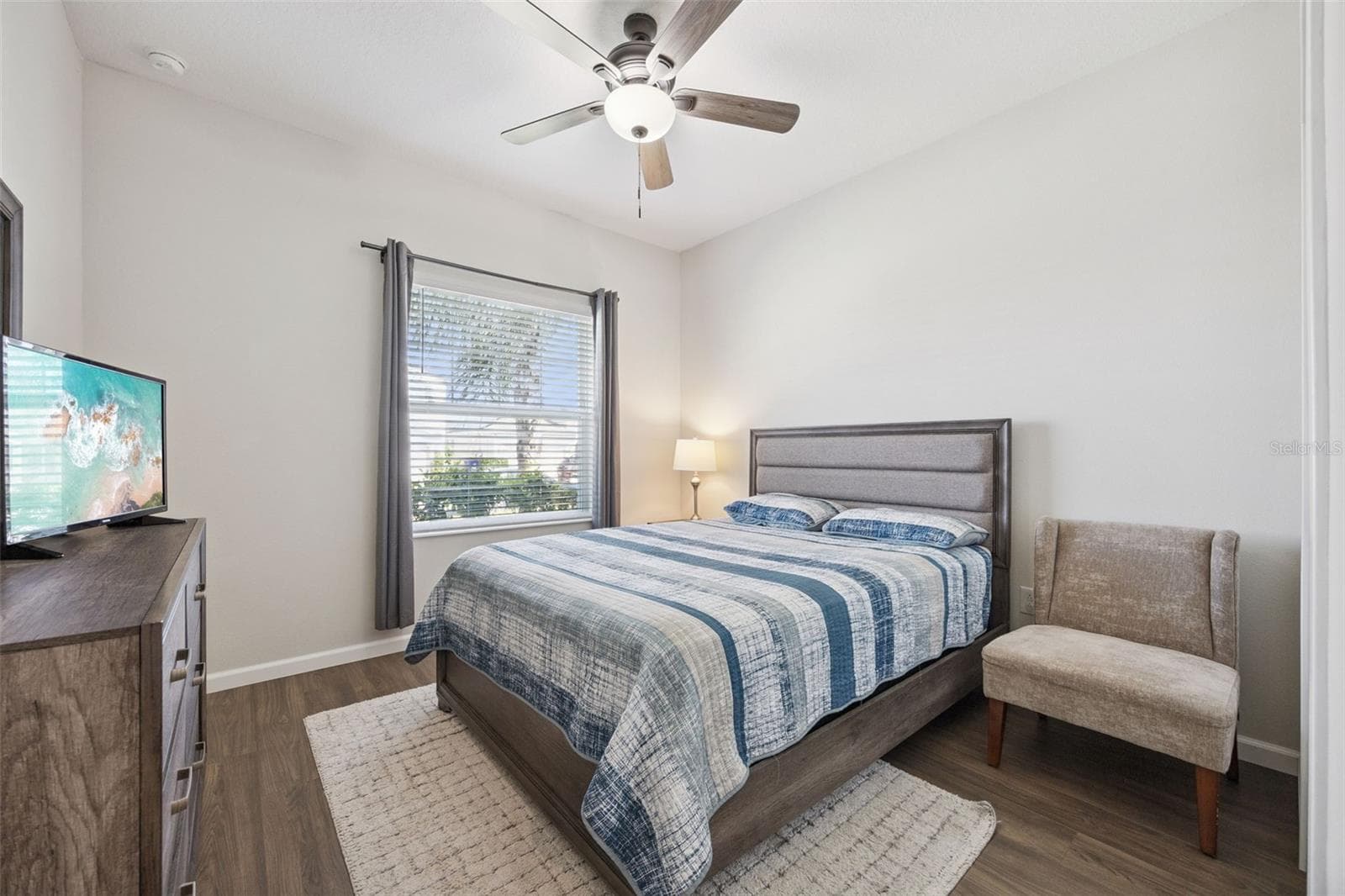 Bedroom 2 Large Window & Upgraded Flooring - 5309 AMERSHAM LN, ST CLOUD