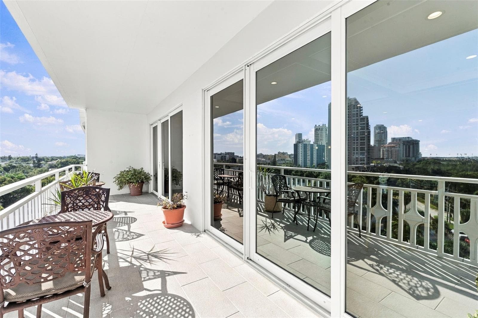 Balcony off of the Social Room - 700 BEACH DR NE #803, ST PETERSBURG