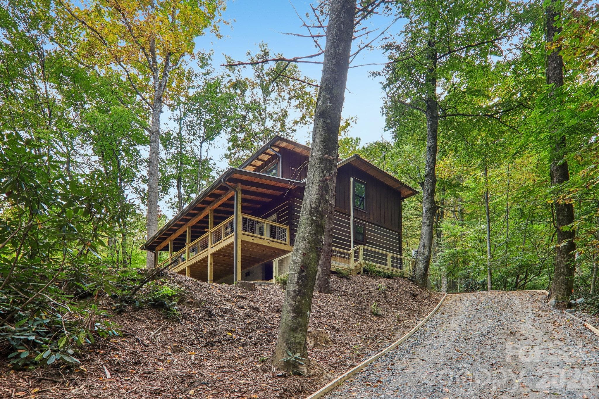 Driveway incline is being paved - 5 Marion Drive, Maggie Valley