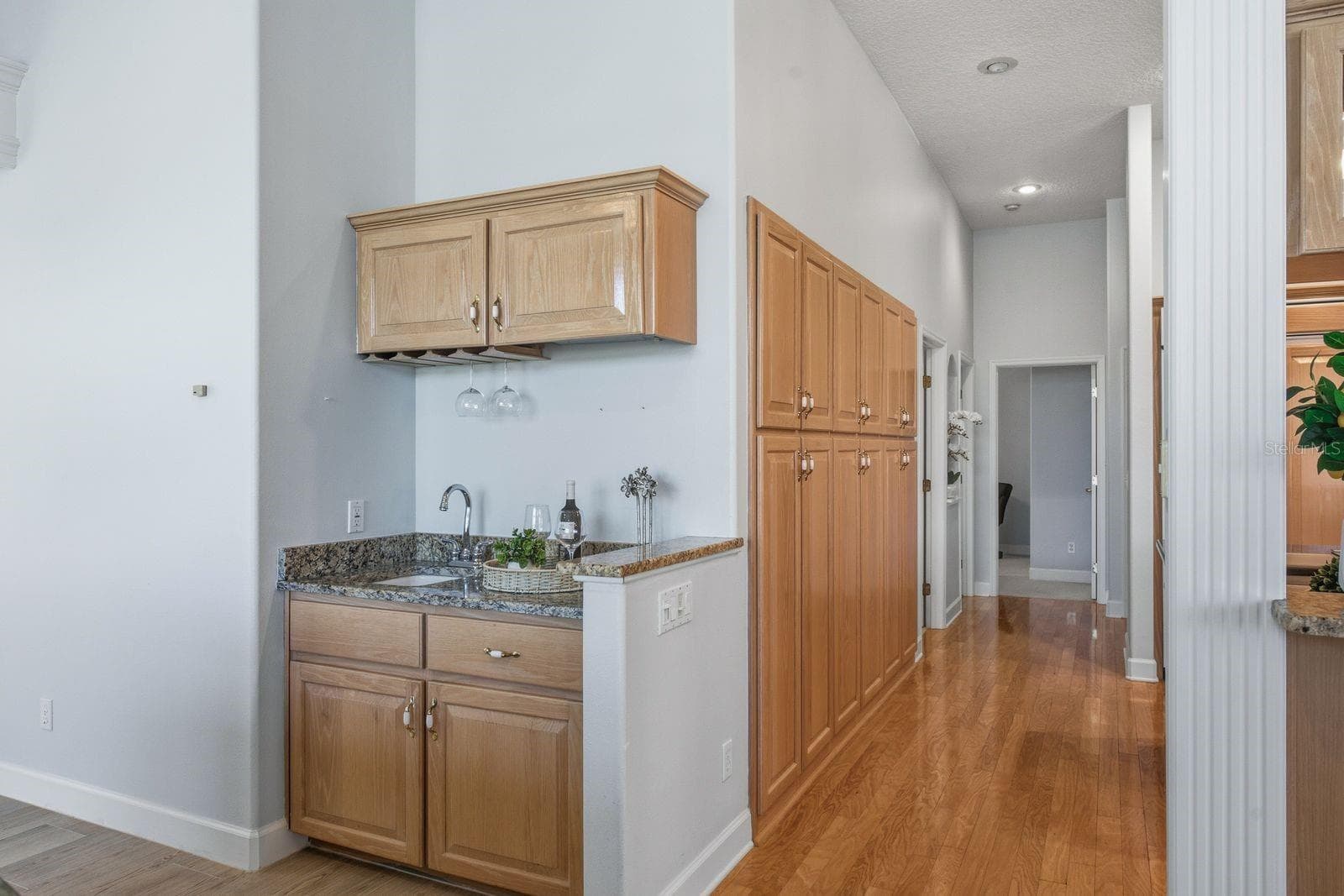 Wet bar in the Family room - 3763 EXECUTIVE DR, PALM HARBOR