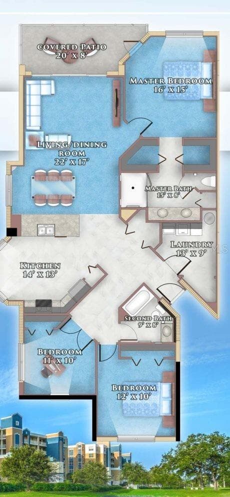 Condominium at 1200 COUNTRY CLUB DR #2306, LARGO, photo 53 of 53