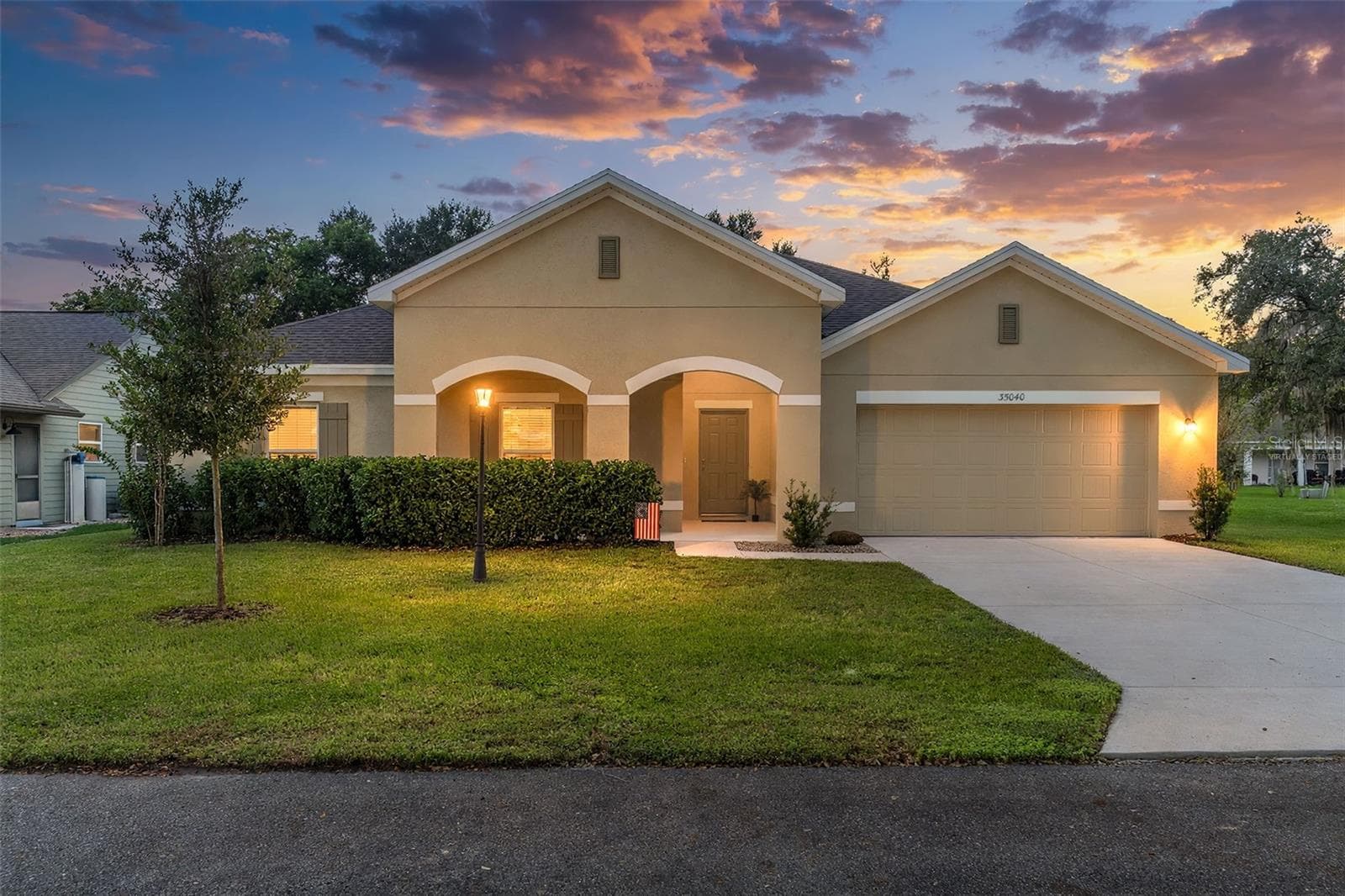 Virtually StagedTwilight View - 35040 SMOKETREE LN, DADE CITY