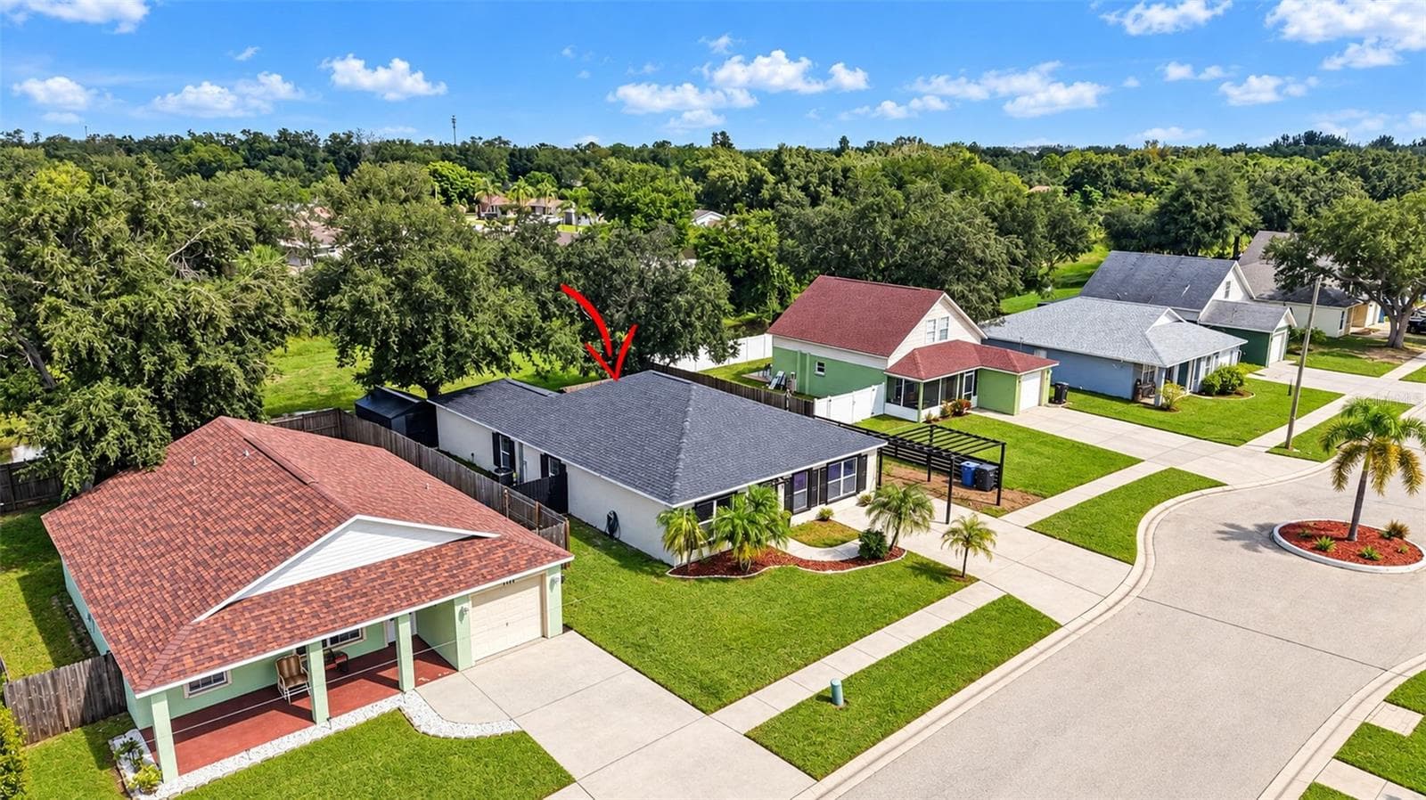 Front aerial view - 1210 CASA BONITA AVE, RUSKIN