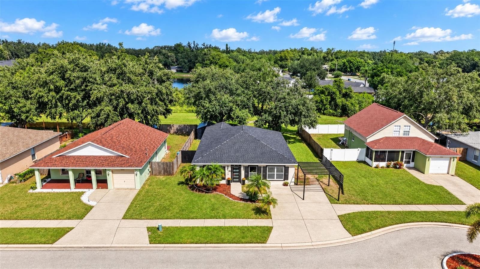 Front aerial view - 1210 CASA BONITA AVE, RUSKIN
