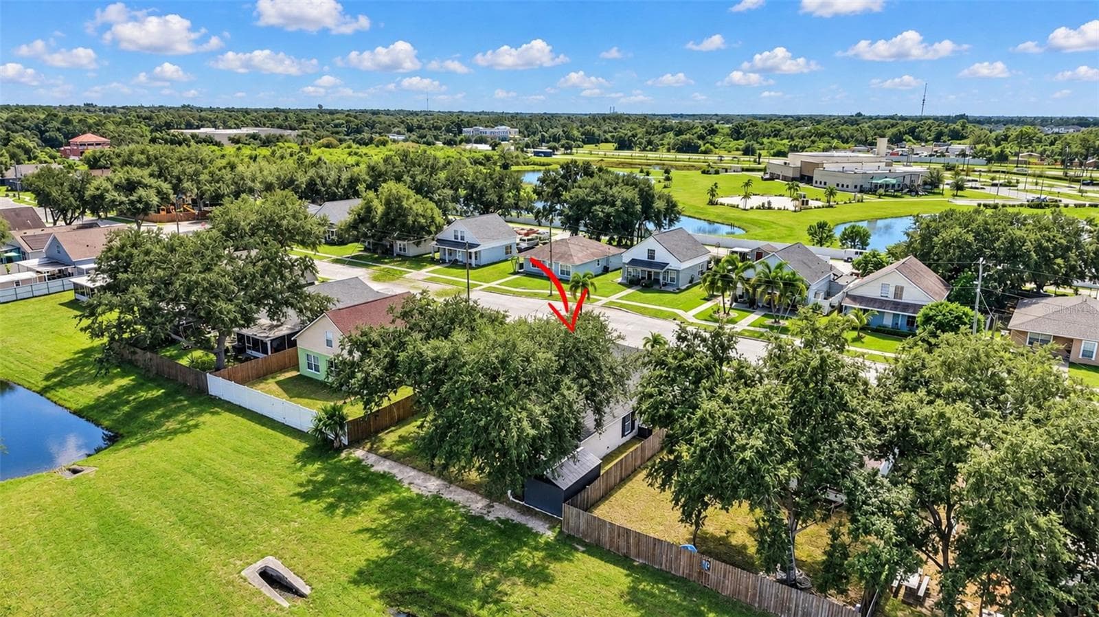 Back aerial view - 1210 CASA BONITA AVE, RUSKIN