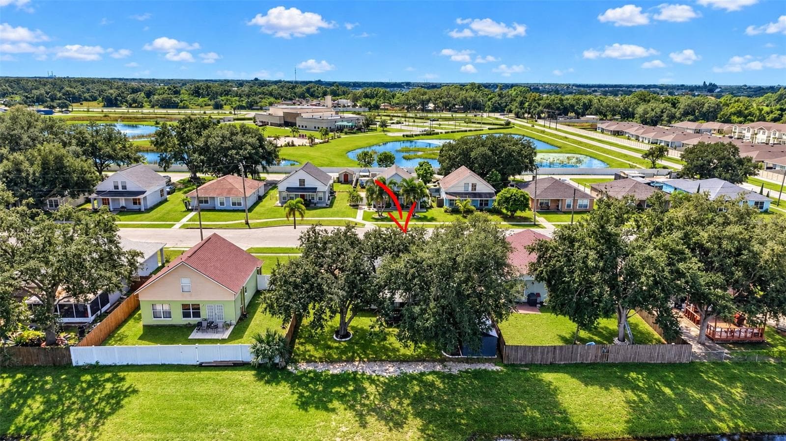 Back aerial view - 1210 CASA BONITA AVE, RUSKIN
