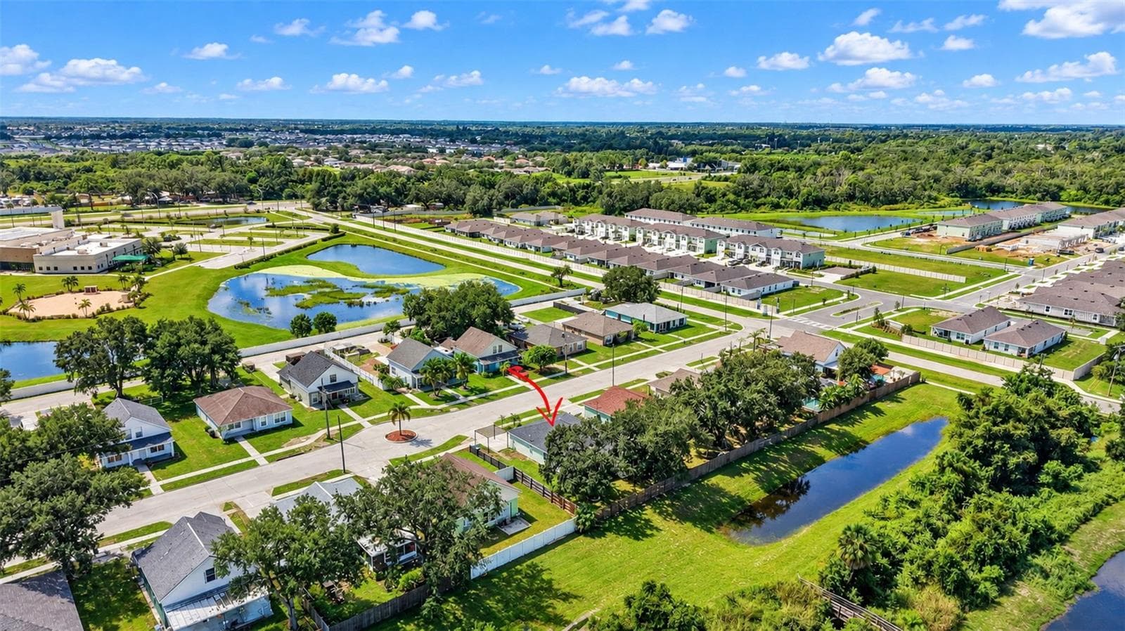 Back aerial view - 1210 CASA BONITA AVE, RUSKIN