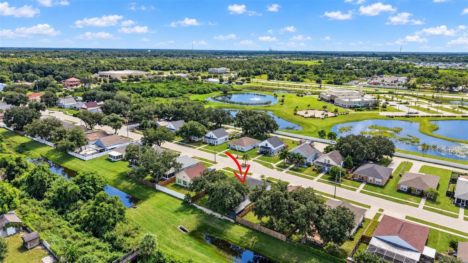 Back aerial view - 1210 CASA BONITA AVE, RUSKIN