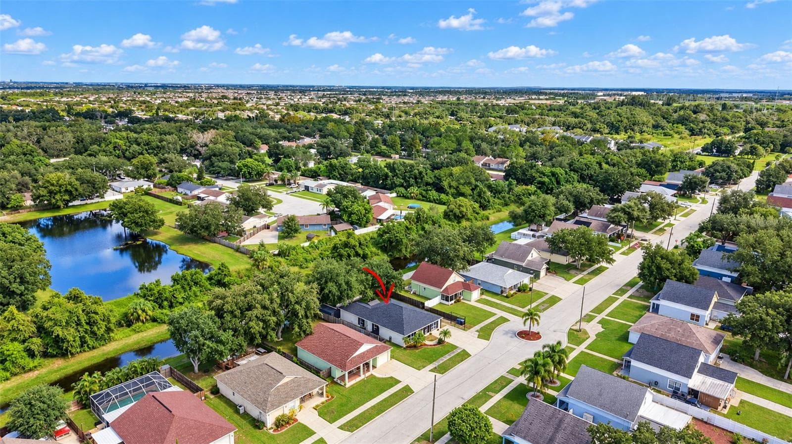 Front aerial view - 1210 CASA BONITA AVE, RUSKIN