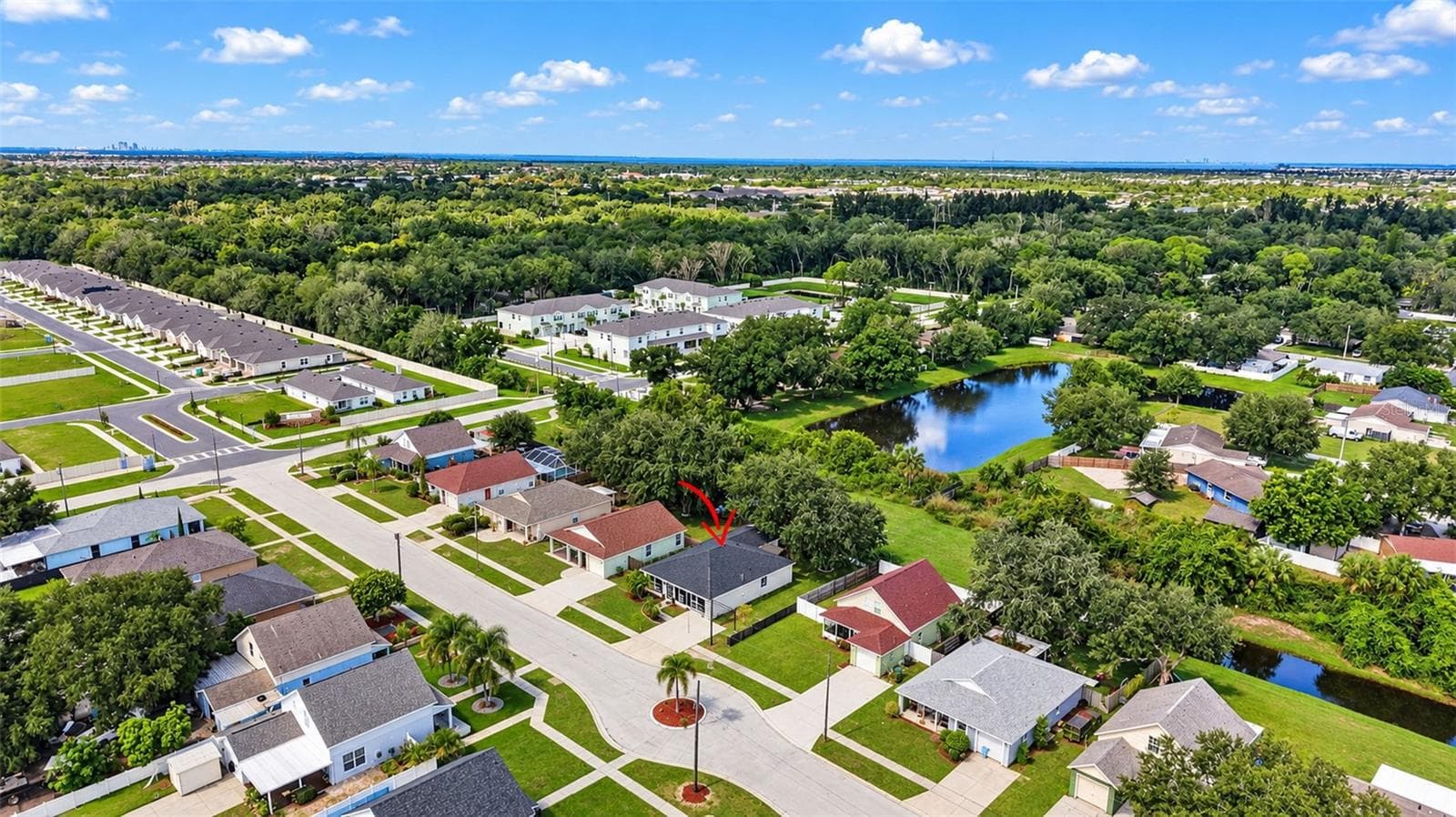 Front aerial view - 1210 CASA BONITA AVE, RUSKIN