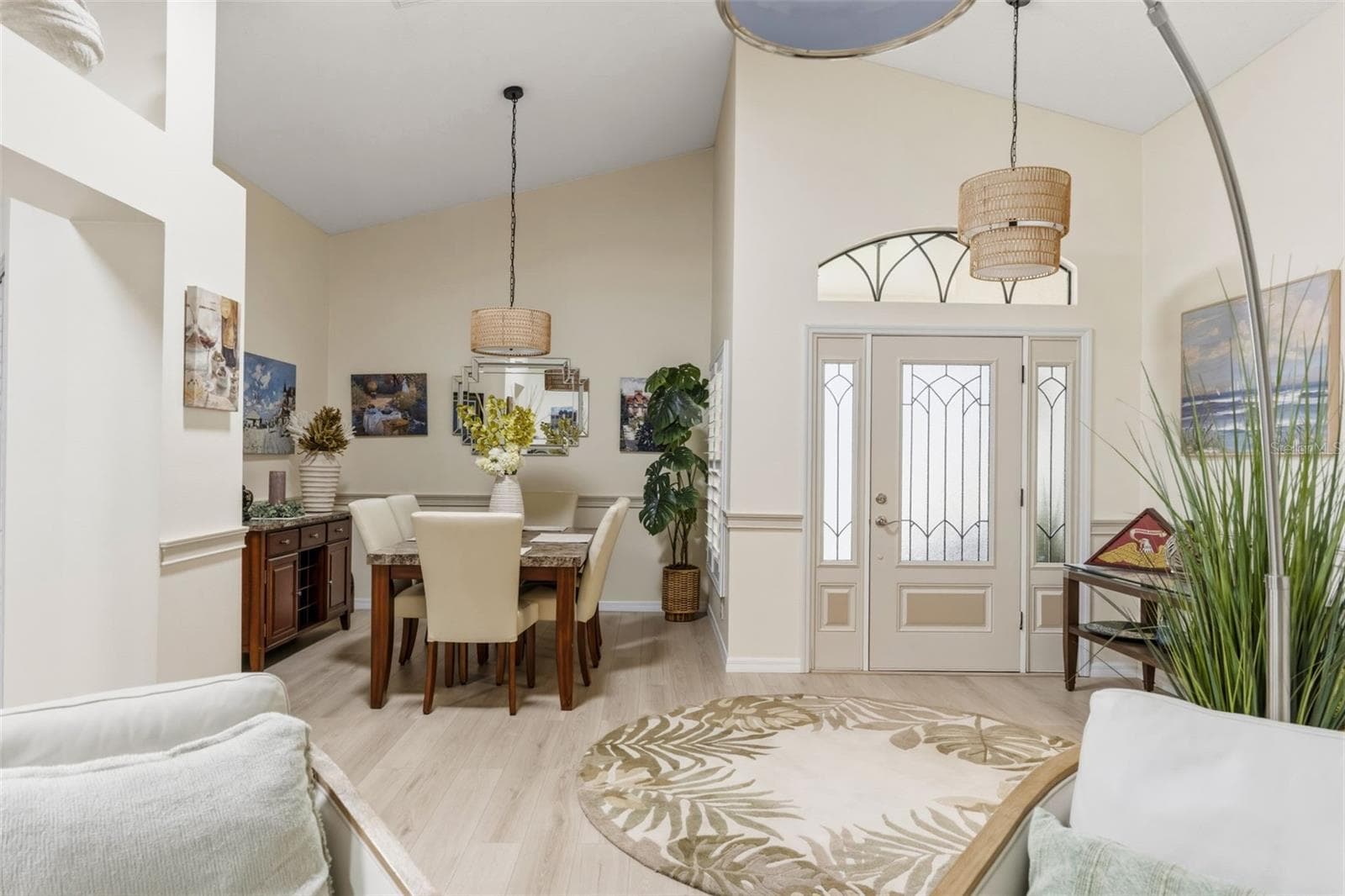 Front entrance showing dining room - 7350 ROSEMONT LN, SPRING HILL