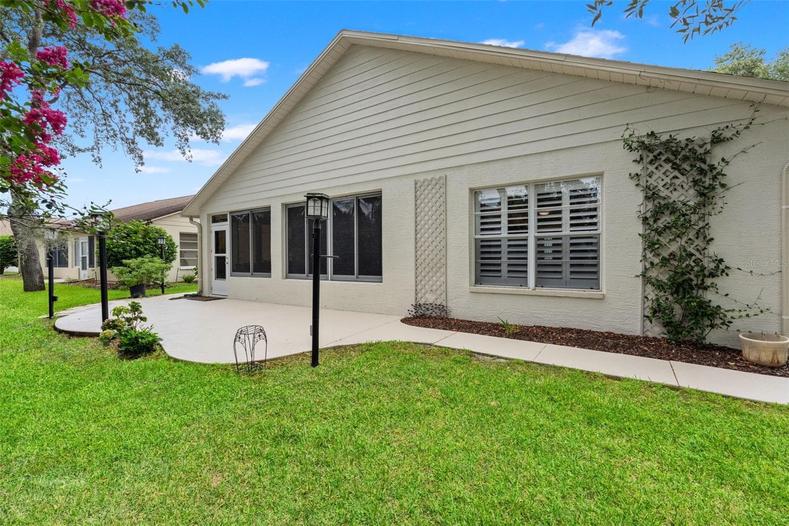 Private back patio - 7350 ROSEMONT LN, SPRING HILL