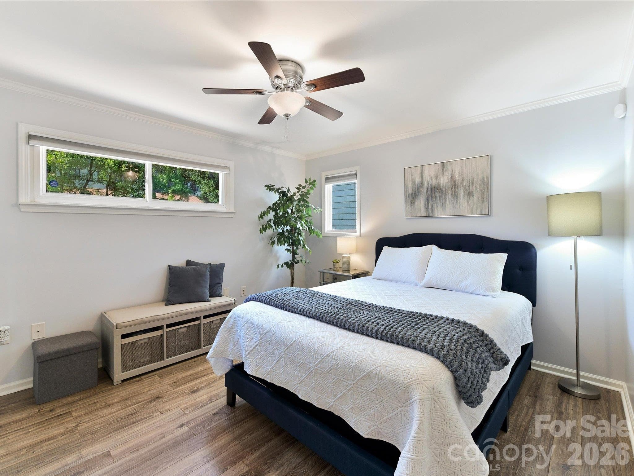 Bedroom with view of Uptown - 423 W 8th Street, Charlotte