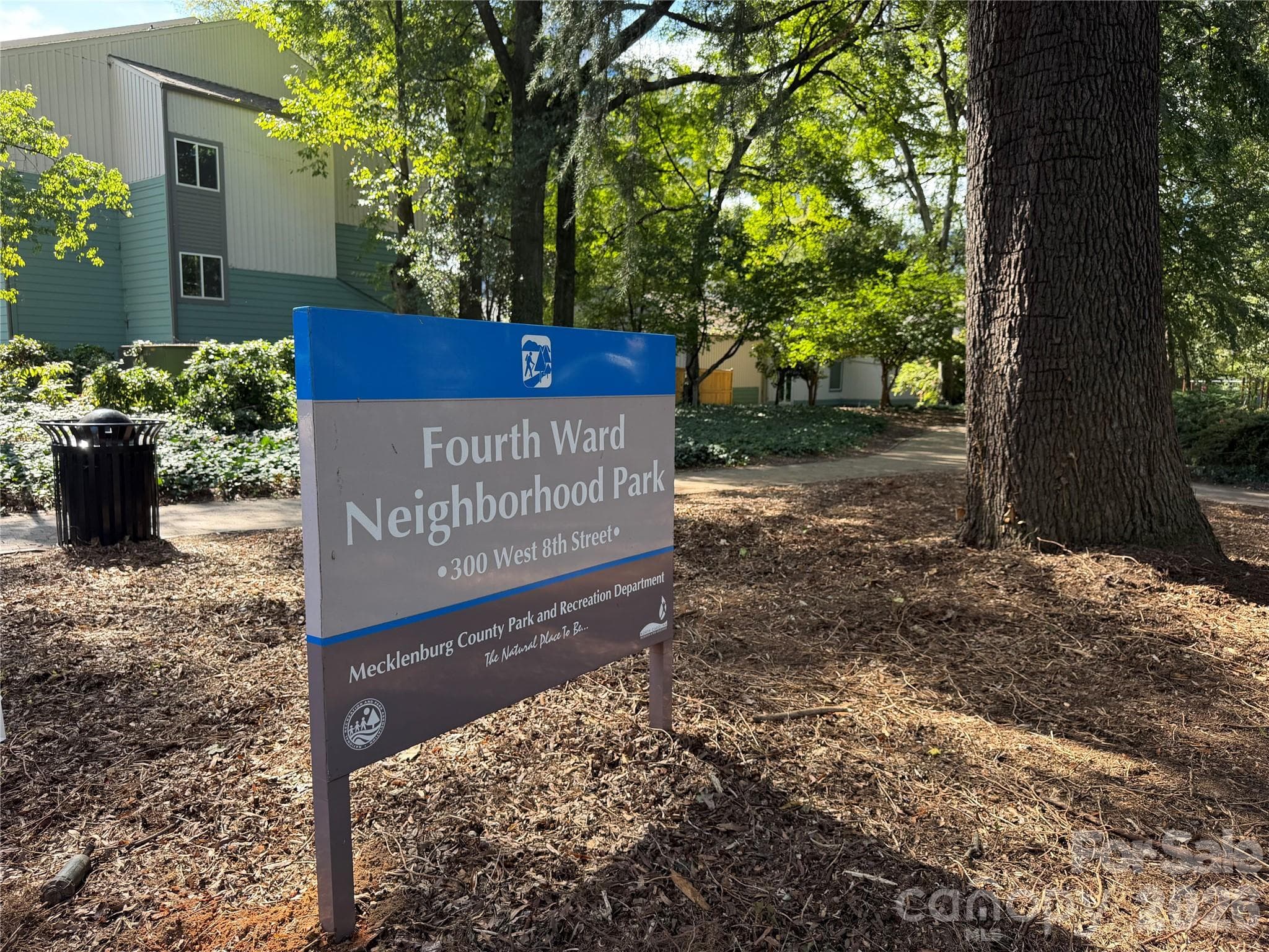 Fourth Ward Neighborhood Park is immediately behind the community - 423 W 8th Street, Charlotte
