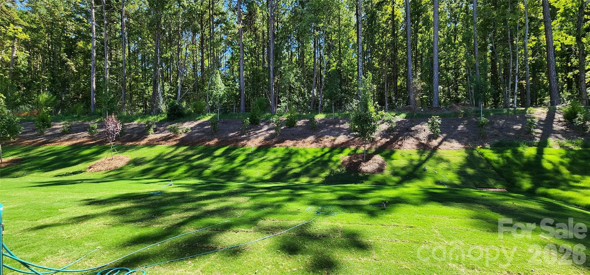 Private rear yard that backs up to Daniel Stowe Conservancy - 577 Cottage Garden Lane, Belmont