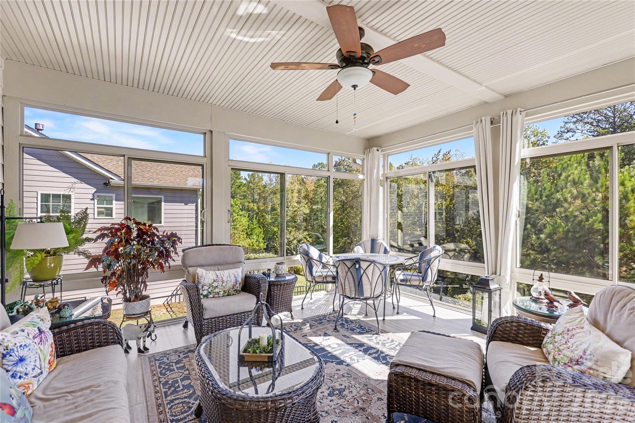 Spacious 4-season room overlooks the beautiful rear yard. - 1567 Tranquility Boulevard, Lancaster