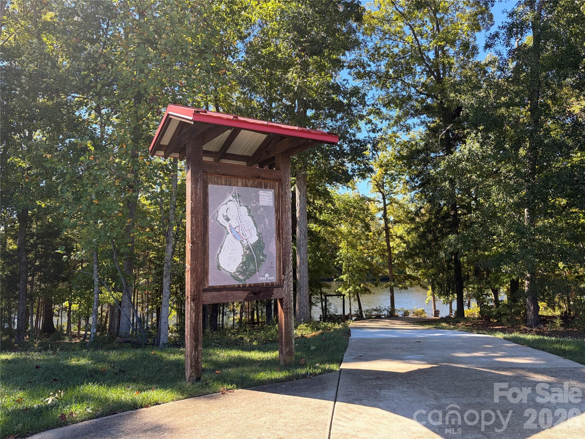 Trail map at entrance to walking trail - 1567 Tranquility Boulevard, Lancaster
